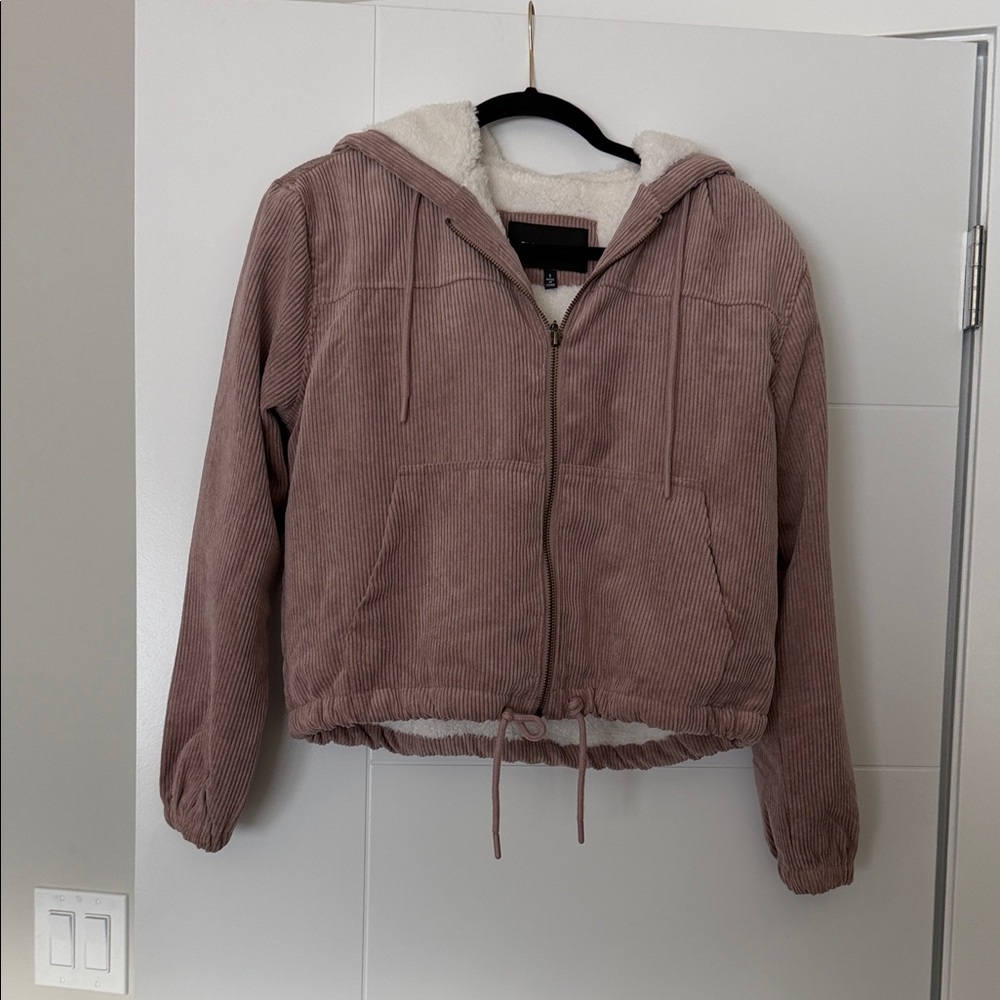 Fashion Nova Corduroy Utility Jacket - Tan